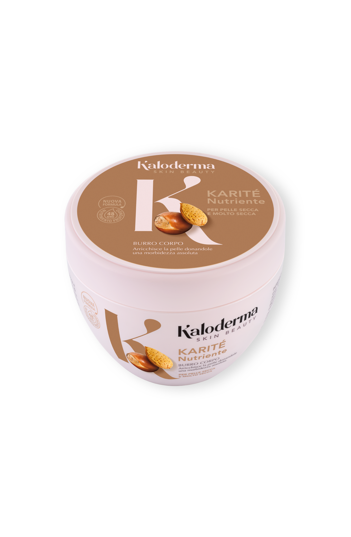 Kaloderma Burro Corpo Karité Nutriente in Vaso – Rigenera Intensamente la Pelle Molto Secca Combatte l'Aridità Cutanea