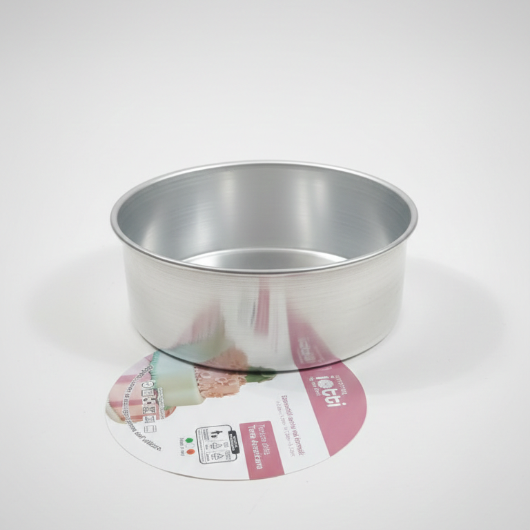 Liotti Tortiera Dritta per Torta Americana Ø 25x10h cm | Alluminio Professionale | Ideale per Layer Cakes e Pan di Spagna