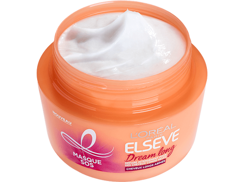 L'Oréal Elvive Maschera Dream Long Ricostruttrice 300ml – Trattamento Intensivo con Cheratina Vegetale per Capelli Lunghi e Danneggiati