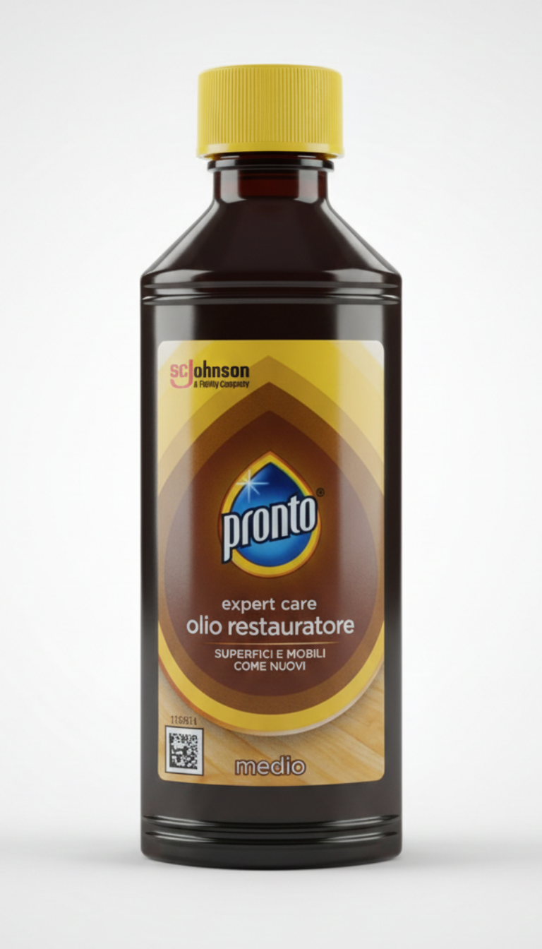 Pronto Olio Restauratore per Legno – Rinnova Colore e Ripara Graffi – Ideale per Mobili Verniciati e Grezzi – 100ml