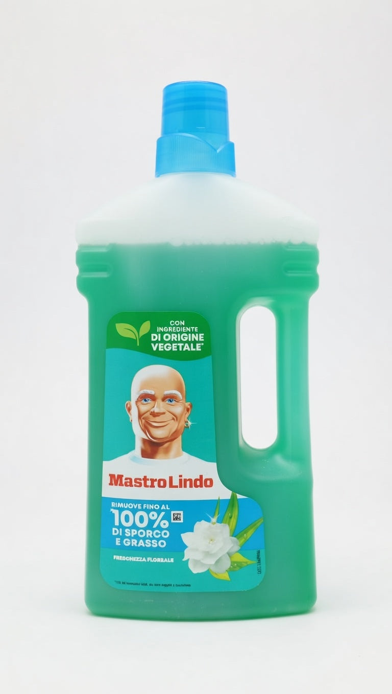 Mastro Lindo Liquido Pavimenti 930ml Freschezza Floreale | Detergente Igienizzante Pulizia Profonda | Brillantezza Senza Aloni | Ceramica Gres Piastrelle | Procter & Gamble