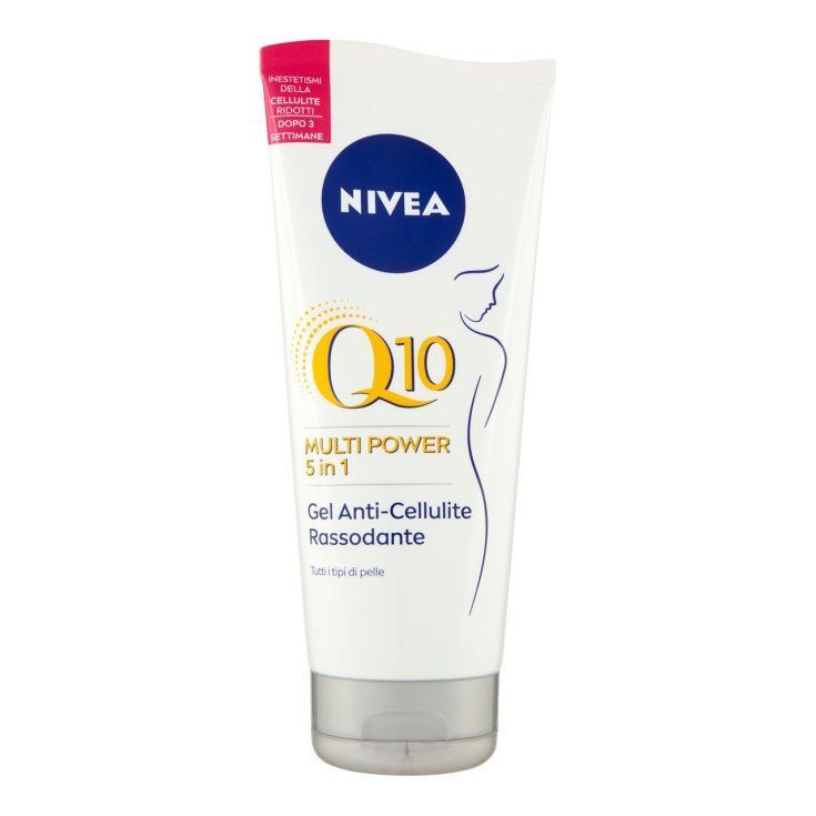 NIVEA Q10 Multi Power 5in1 Gel Anti-Cellulite Rassodante 200 ml | Riduzione Inestetismi in 3 Settimane | Con Coenzima Q10 – Assorbimento Rapido