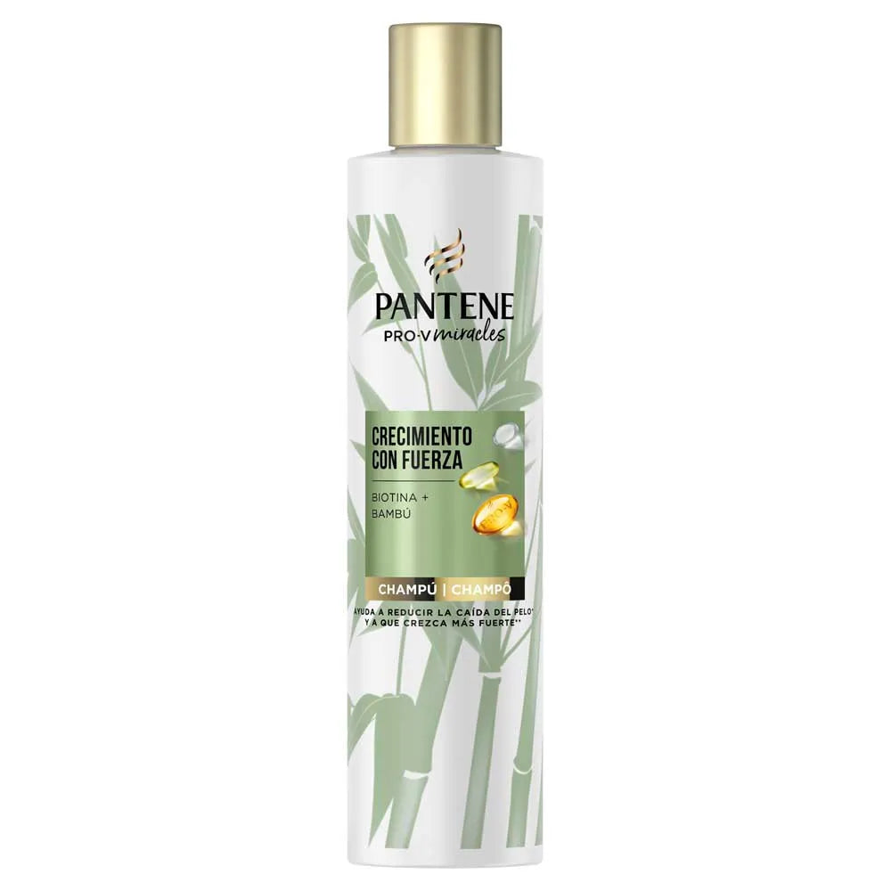 Pantene Pro-V Miracles Shampoo Forti & Lunghi 225ml | Con Biotina e Bambù | Anti-Rottura e Crescita Sana