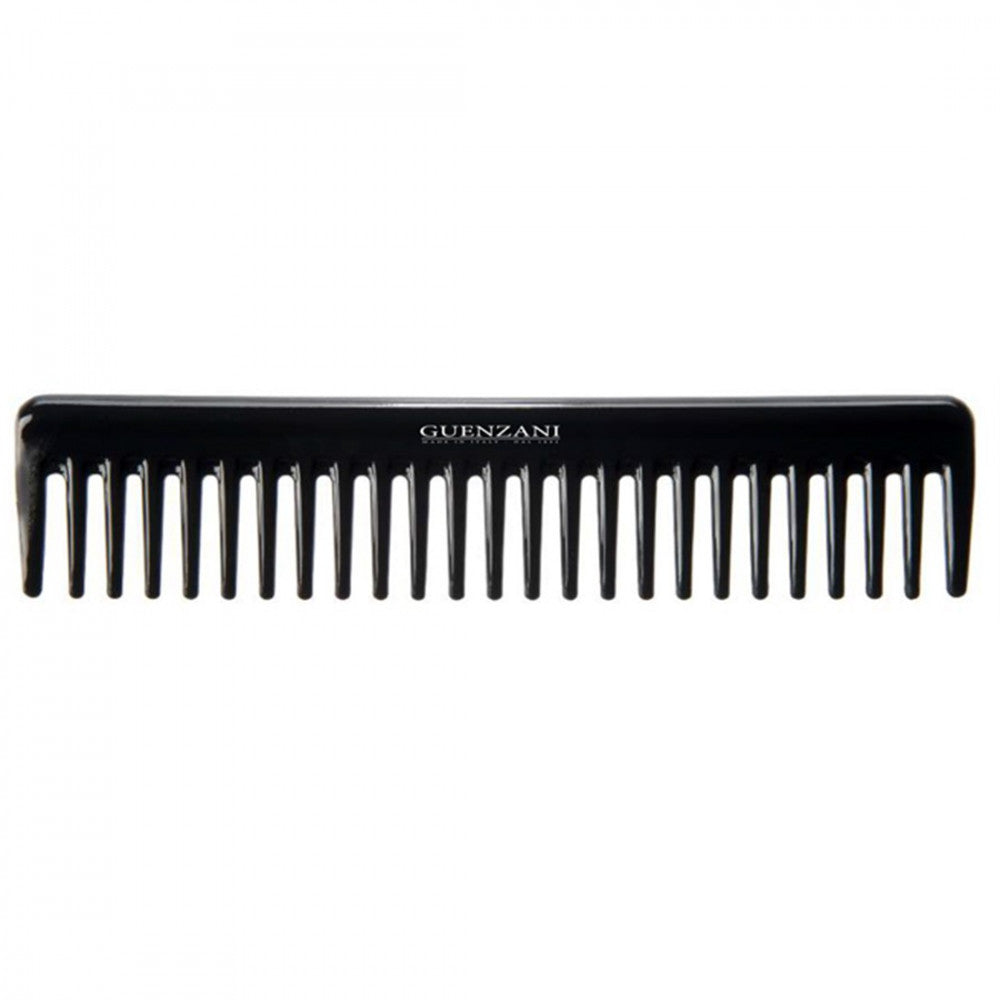 Guenzani 449 Pettine Professionale per Capelli Afro e Ricci Stretti | Denti Larghi e Robusti | Azione Districante Delicata | Ideale per Styling e Definizione Volume