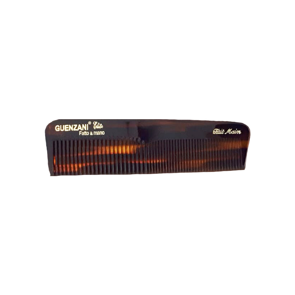 Guenzani Classic 125 Pettine Tascabile con Custodia Protettiva | Eccellenza Made in Italy | Formato Travel & Business | Design Ergonomico e Igiene Garantita