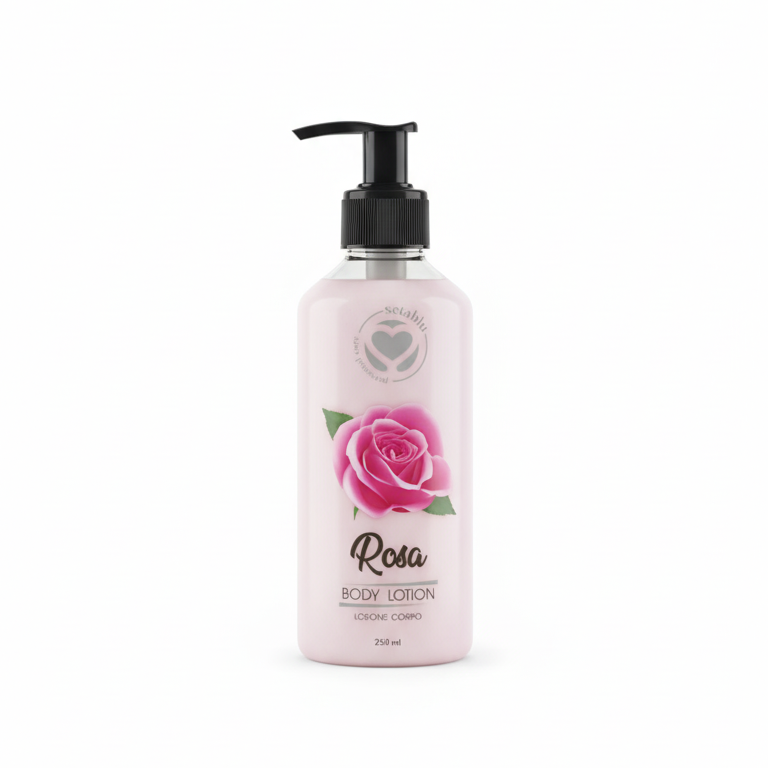 SetaBlu Body Lotion 250ml con Dosatore | Lozione Corpo Idratante e Rivitalizzante | Pelle Morbida e Radiosa | Varianti Cocco, Rosa, Ciliegia e Fragola