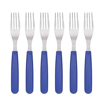 Set 6 Forchette Tavola Marietti by Marob | Acciaio Inox e Manico Colorato | Qualità Made in Italy dal 1860 | Offerta Shock Stock € 3 | Vari Colori Disponibili