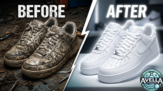 Come pulire le sneakers bianche e farle tornare come nuove con CIF (il trucco che nessuno conosce)