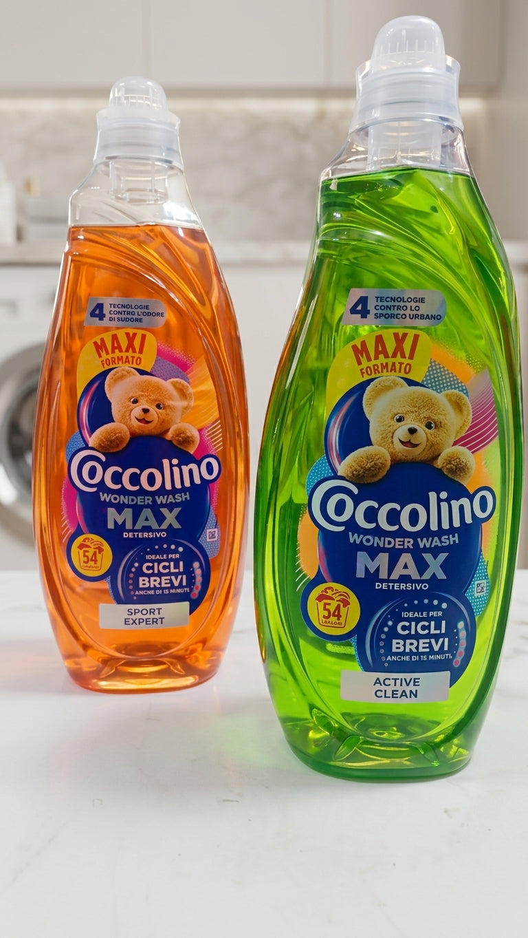Coccolino Wonder Wash MAX: arrivano Sport Expert e Active Clean