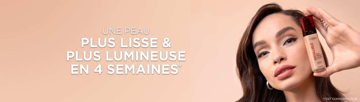L'Oréal Paris Infaillible 32H Fresh Wear Fondotinta Fluido Idratante con Vitamina C e SPF 25 – La Soluzione Coprente e Ultra-Traspirante a Lunga Tenuta Non-Stop