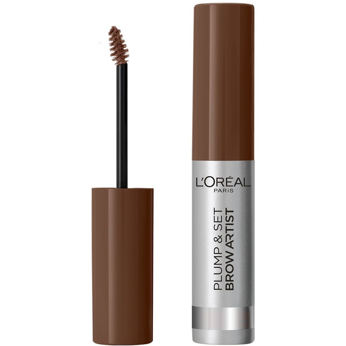 L'Oréal Paris Brow Artist Plump & Set Mascara Sopracciglia Volumizzante 5ml – Formula Gel Anti-Grumi Waterproof e Fissaggio 24H