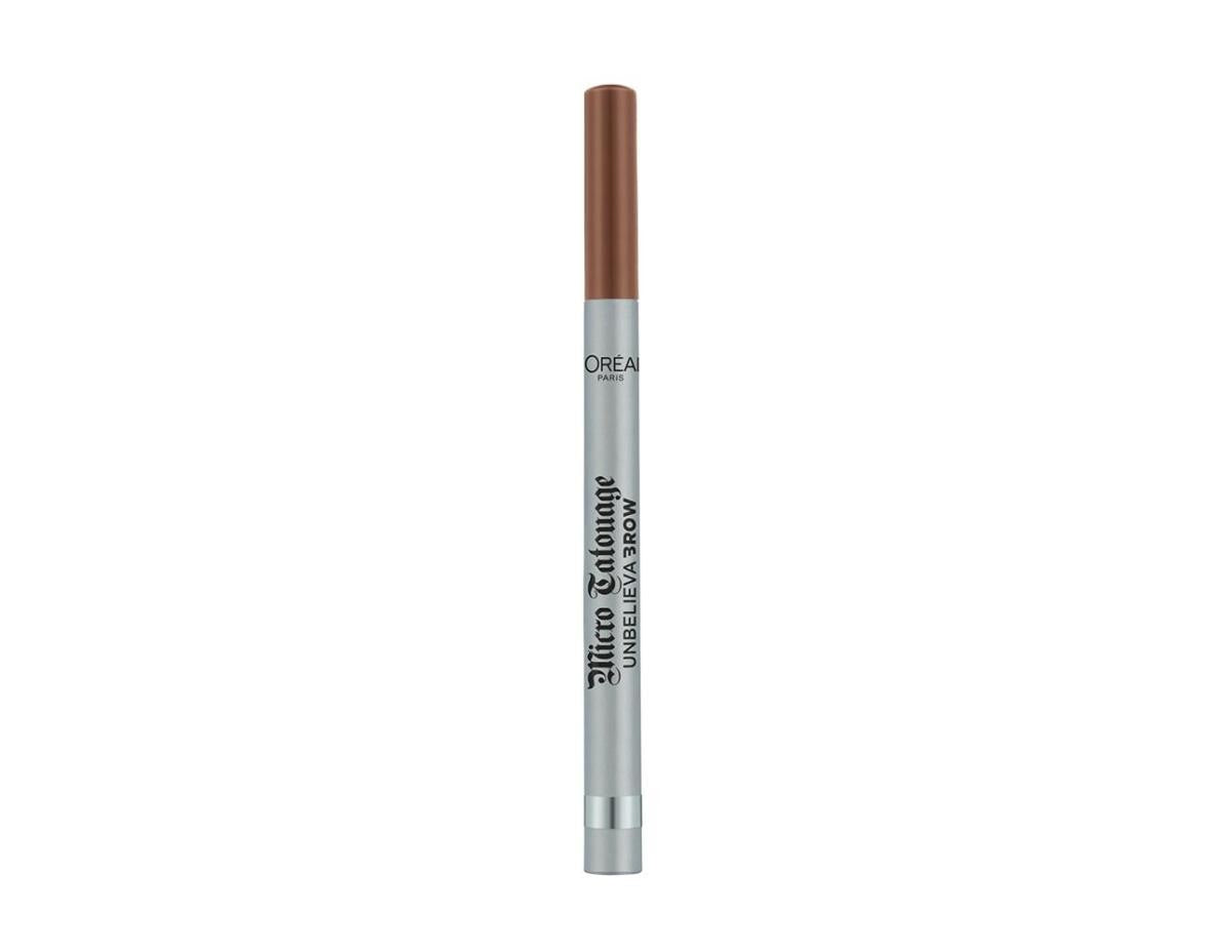 L'Oréal Paris UnbelievaBrow Micro Tatouage Pennarello Sopracciglia – Effetto Microblading Pelo per Pelo, Formula Lunga Tenuta 48H e Anti-Sbavature