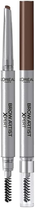 L'Oréal Paris Brow Artist Xpert Matita Automatica per Sopracciglia – Alta Definizione con Punta Triangolare e Scovolino Integrato