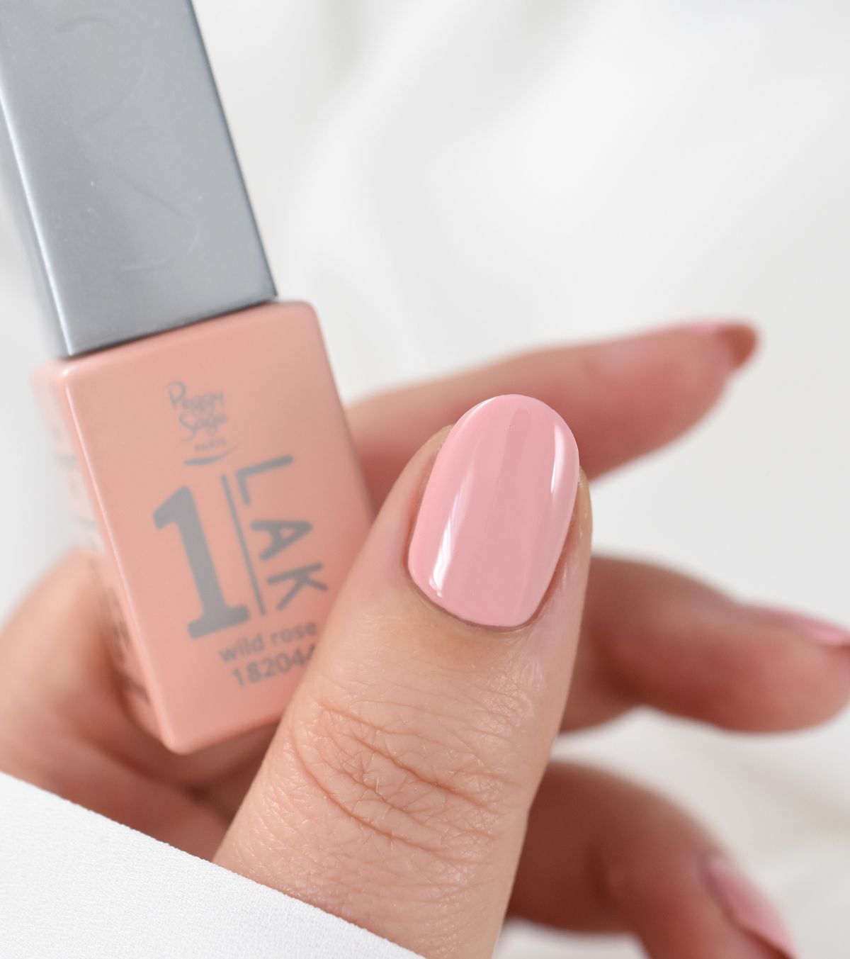 Peggy Sage 1-LAK Smalto Semipermanente 3-in-1 Professionale 5ml – Smalto Monofase Senza HEMA Base, Colore e Top Coat Integrati ad Alta Brillantezza
