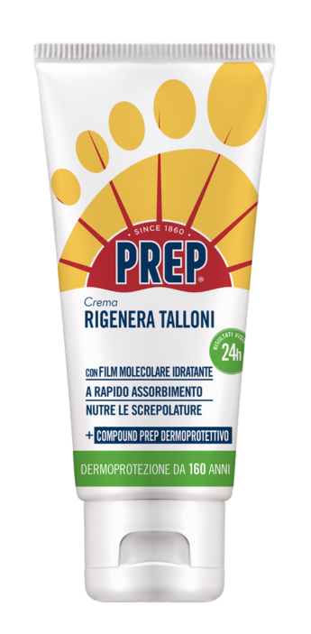 PREP Crema Rigenera Talloni 75ml Trattamento Intensivo per Talloni Secchi e Screpolati Risultati in 24h con Formula Dermoprotettiva