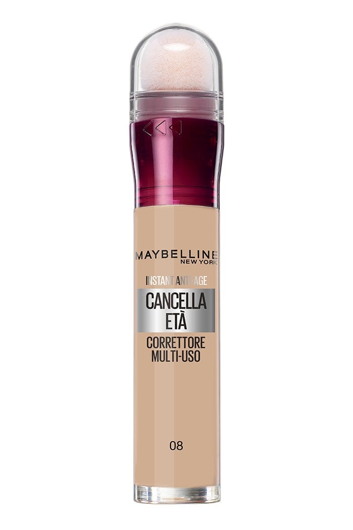 Maybelline New York Cancella Età Correttore Anti-Occhiaie Illuminante 6.8ml – Correttore Multiuso con Bacche di Goji e Haloxyl per uno Sguardo Fresco e Luminoso