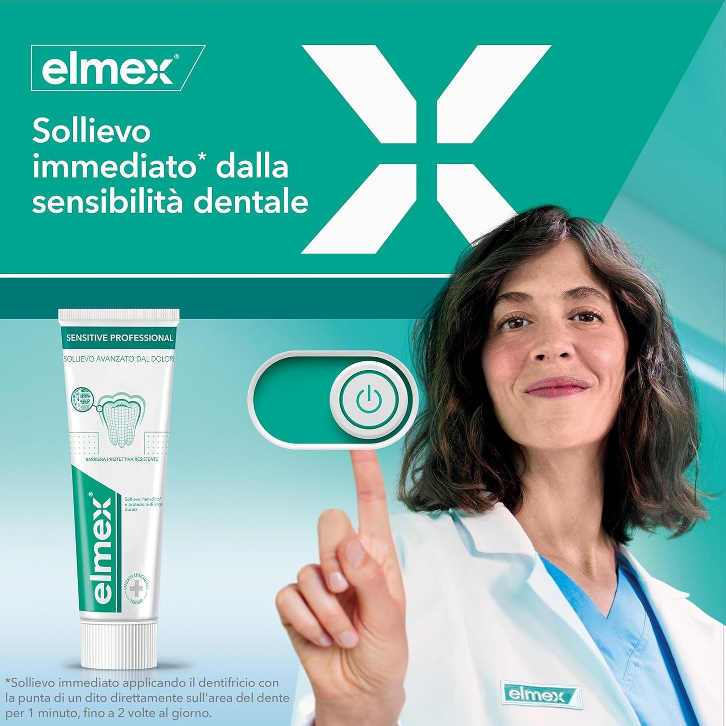 Elmex Sensitive Professional Dentifricio 75ml – Sollievo Immediato dal Dolore da Sensibilità Dentale con Tecnologia di Occlusione dei Tubuli