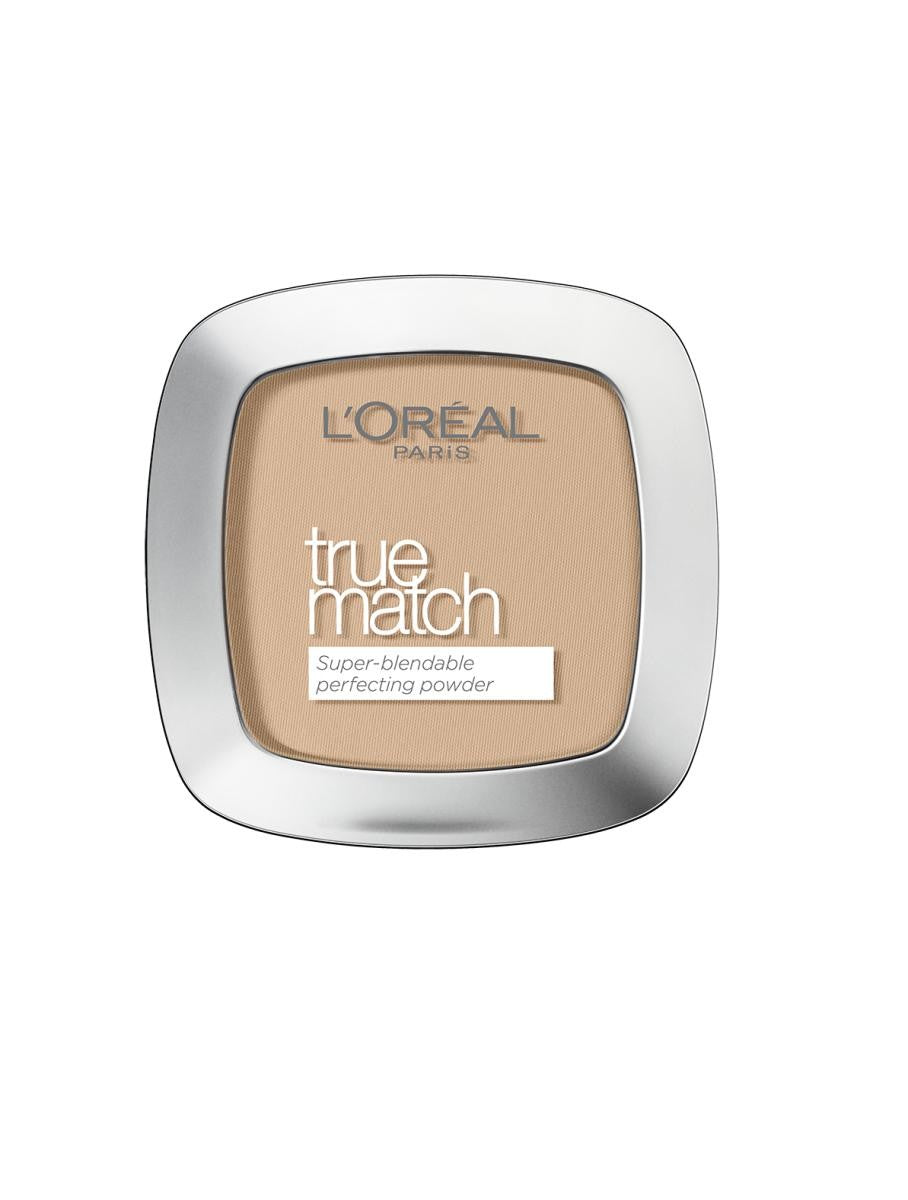 L'Oréal Paris Accord Parfait Cipria Compatta Uniformante – Polvere Viso Ultra Fine a Coprenza Modulabile – Formula con Pigmenti Minerali e Tecnologia Skin-Matching™ Finish Matte Naturale
