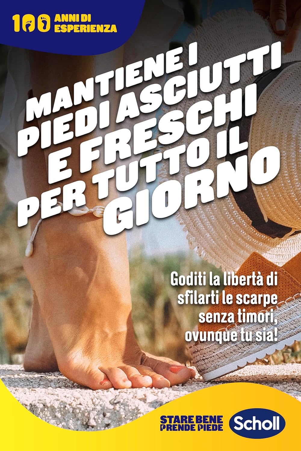 Scholl Pedorex Deodorante Piedi Spray Antitraspirante 150ml Alluminio Cloridrato – Effetto Asciutto Immediato e Protezione Totale 48H