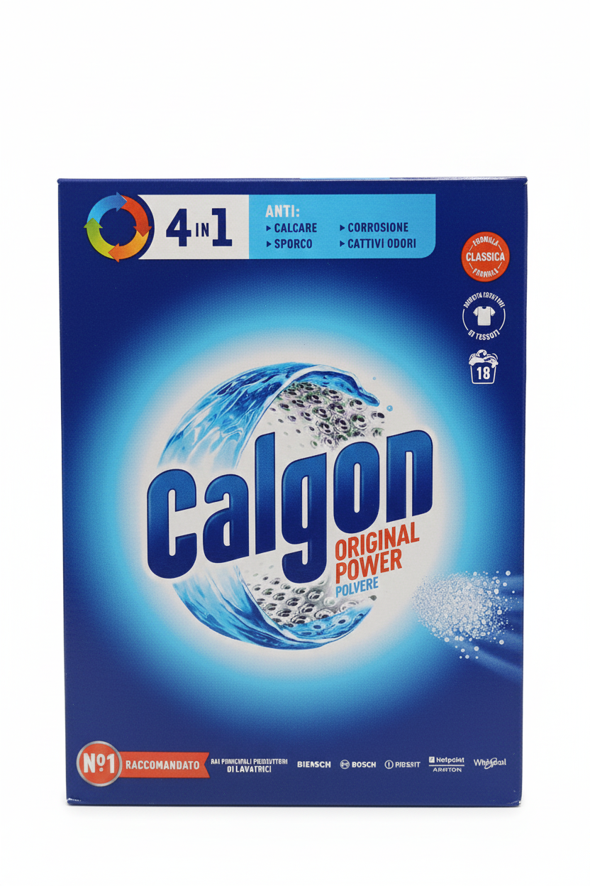 Calgon 4in1 Anticalcare in Polvere 900g | Protezione Totale Lavatrice | Anti-Sporco, Anti-Odore e Anti-Corrosione | 18 Lavaggi