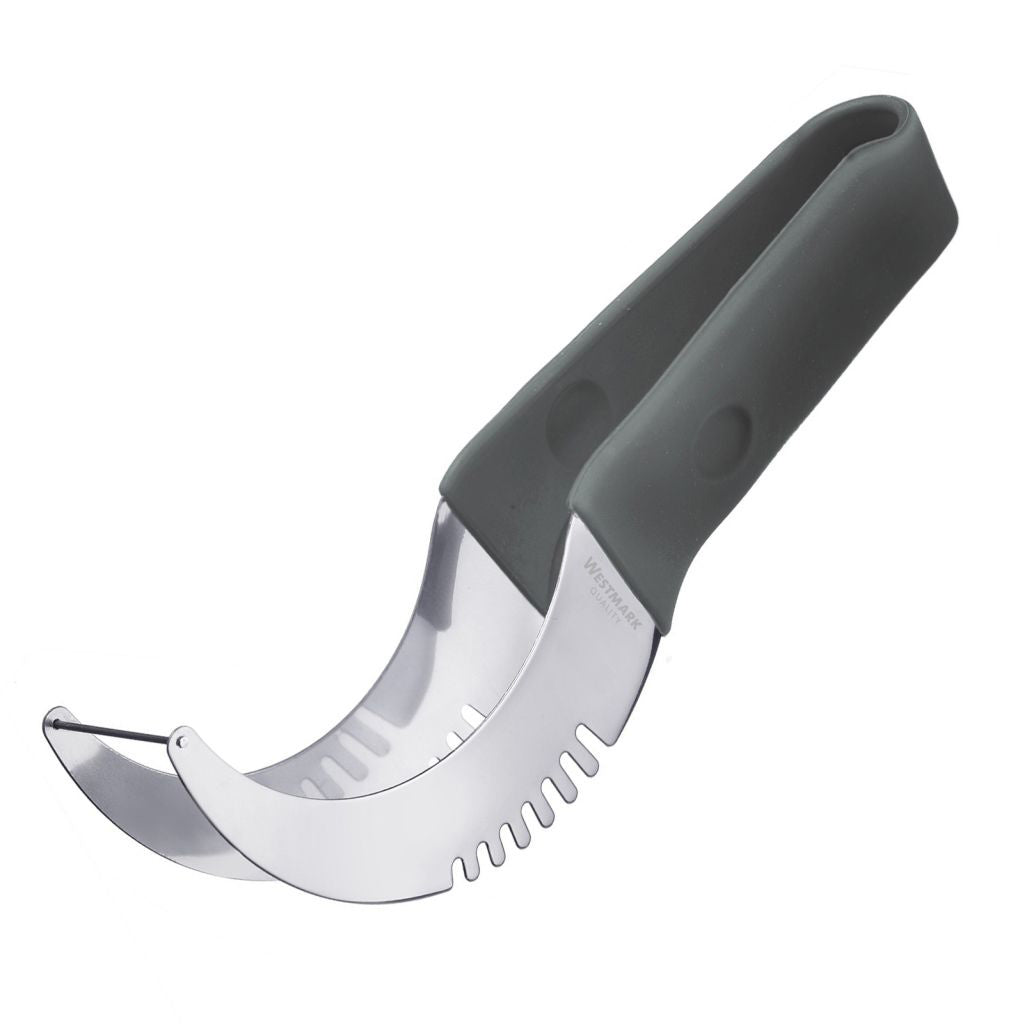 Westmark Taglia Melone "Hook" – Coltello e Pinza 2-in-1 in Acciaio Inox – Utensile Professionale per Melone, Mango e Avocado
