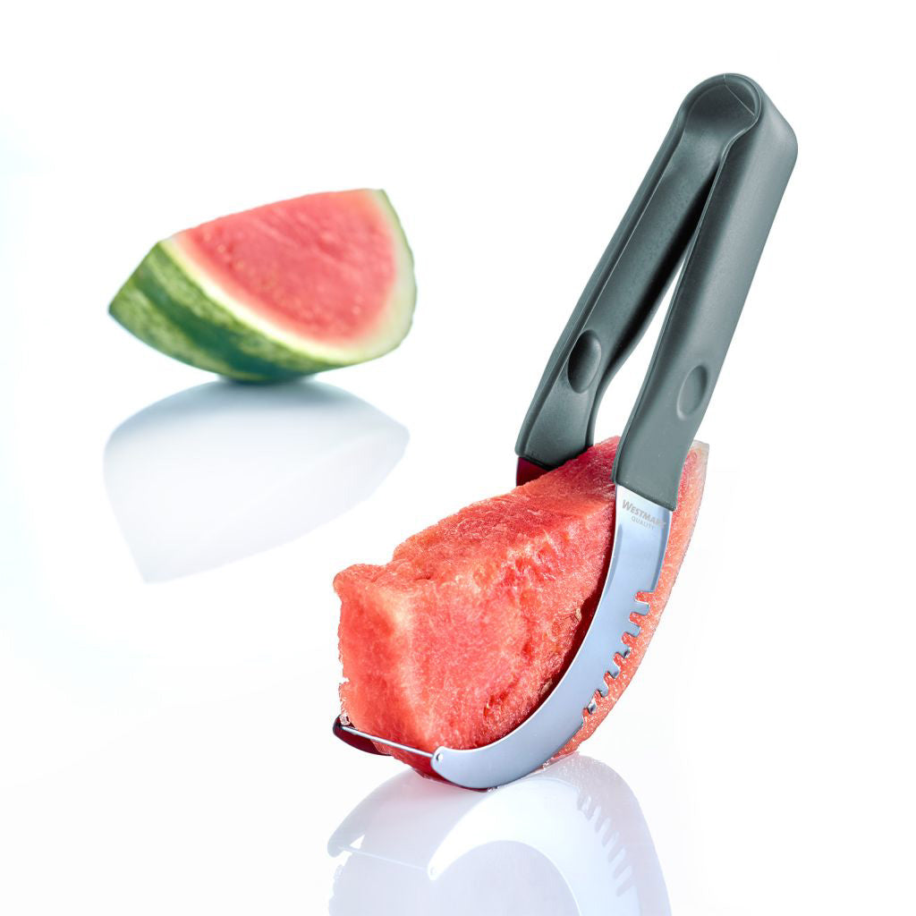 Westmark Taglia Melone "Hook" – Coltello e Pinza 2-in-1 in Acciaio Inox – Utensile Professionale per Melone, Mango e Avocado
