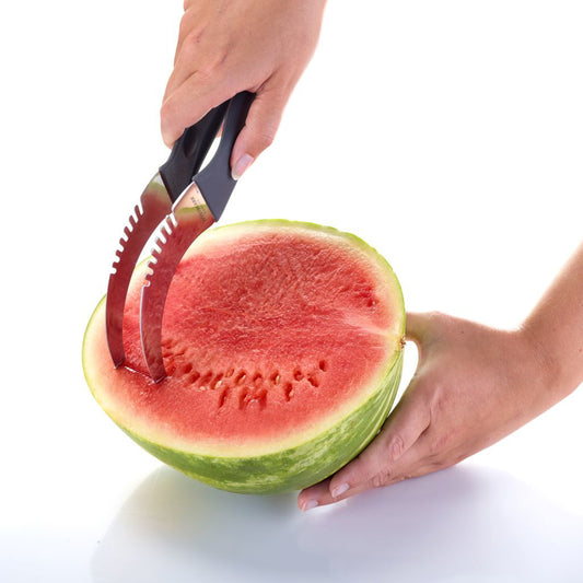 Westmark Taglia Melone "Hook" – Coltello e Pinza 2-in-1 in Acciaio Inox – Utensile Professionale per Melone, Mango e Avocado