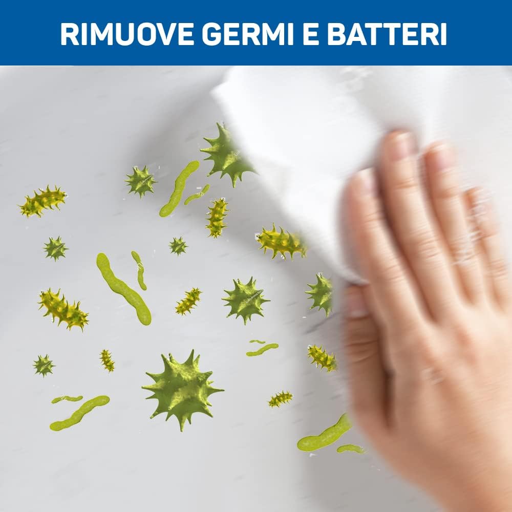 Napisan Bagno Spray Igienizzante 750ml | Anticalcare & Antibatterico con Ossigeno Attivo | Rimuove Calcare e Residui di Sapone