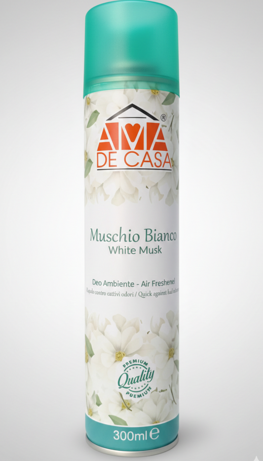 AMA De Casa Deo Ambiente Spray 300ml | Deodorante per Ambienti Rapido contro i Cattivi Odori | 6 Fragranze Disponibili | Qualità Premium