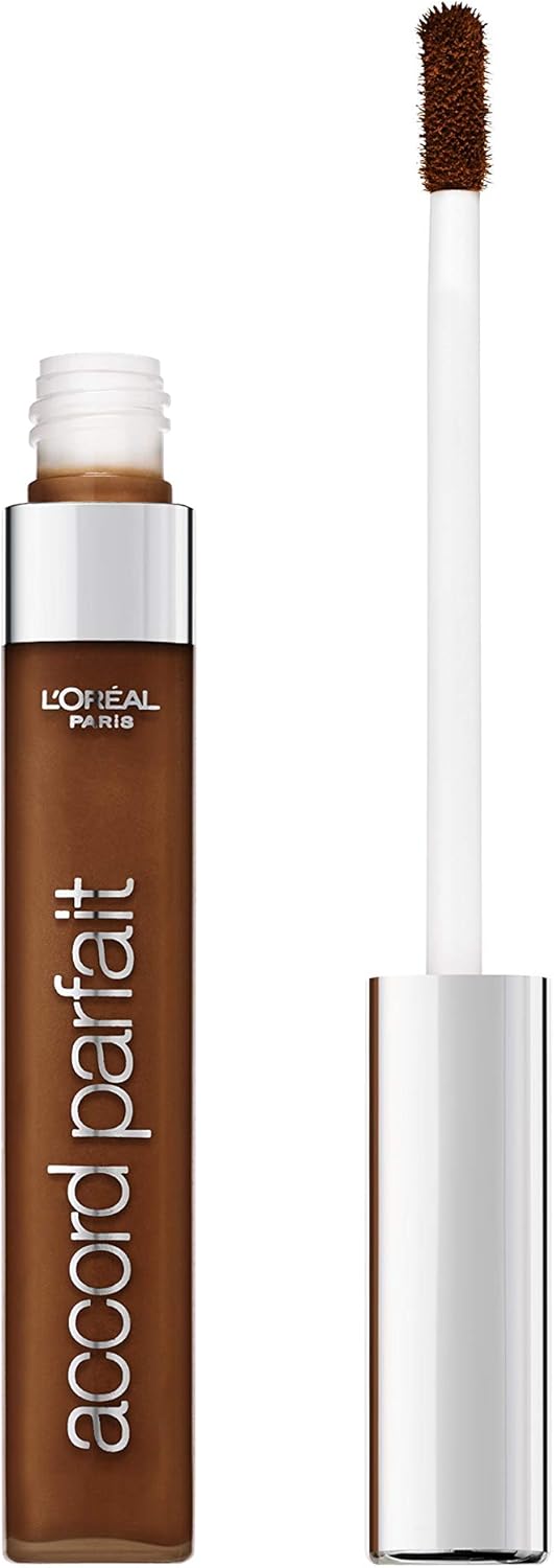 L'Oréal Paris Accord Parfait Correttore Liquido Uniformante – Formula Arricchita con Caffeina Anti-Stanchezza – Coprenza Luminosa e Idratante Ideale per Occhiaie e Imperfezioni
