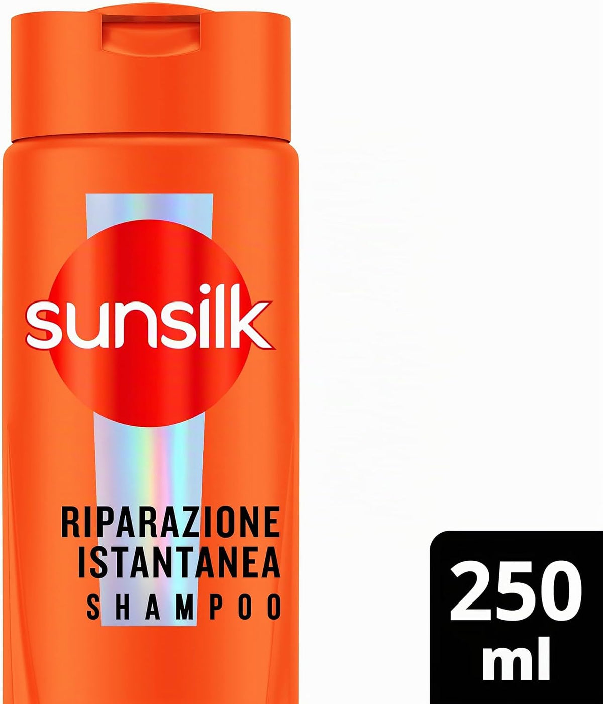 Sunsilk Shampoo Riparazione Istantanea 250 ml – Con Repair Complex, Peptidi, Vitamina C e Olio di Mandorla – Rigenerazione Profonda e Soluzione Anticrespo per Capelli Danneggiati