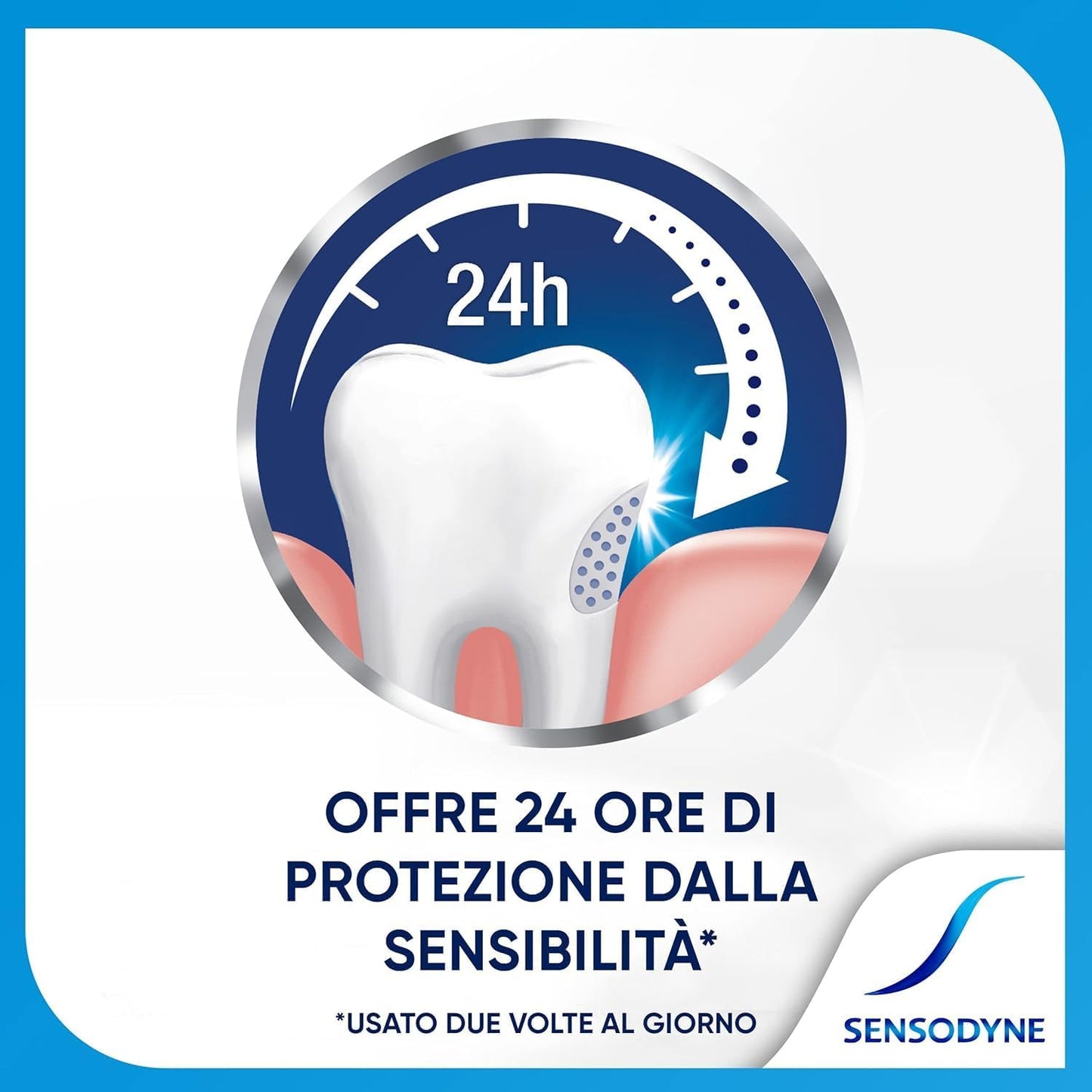 Sensodyne Gentle Whitening Dentifricio Sbiancante Delicato Tripla Azione 75ml – Protezione Continuata della Sensibilità e Smalto Minerale