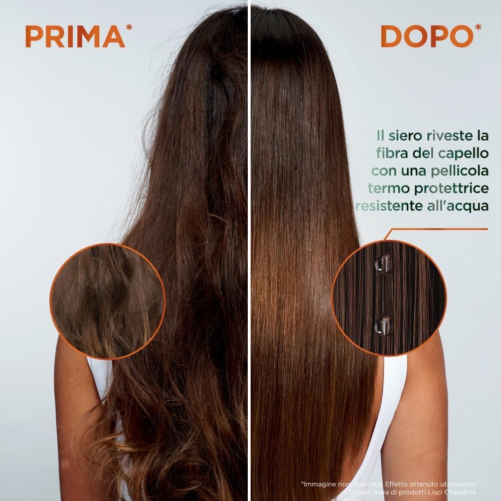 Fructis Cheratina Vegetale Maschera Lisciante Olio d'Argan- Capelli crespi secchi e spenti