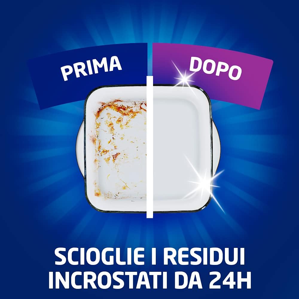 Finish Power Gel Fresh Detersivo Liquido Lavastoviglie All in 1 600ml – Azione Sgrassante Residui 24H