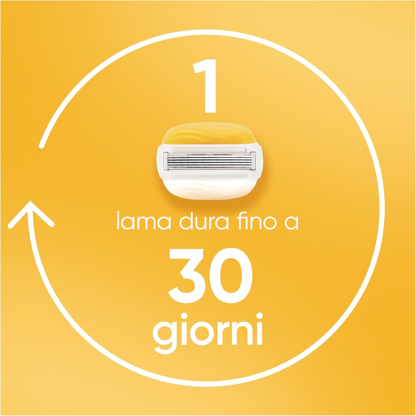 Gillette Venus Pro ComfortGlide Coconut – Rasoio Donna con Manico in Metallo, 2 Ricariche e Gancio Doccia – Per Pelle Secca