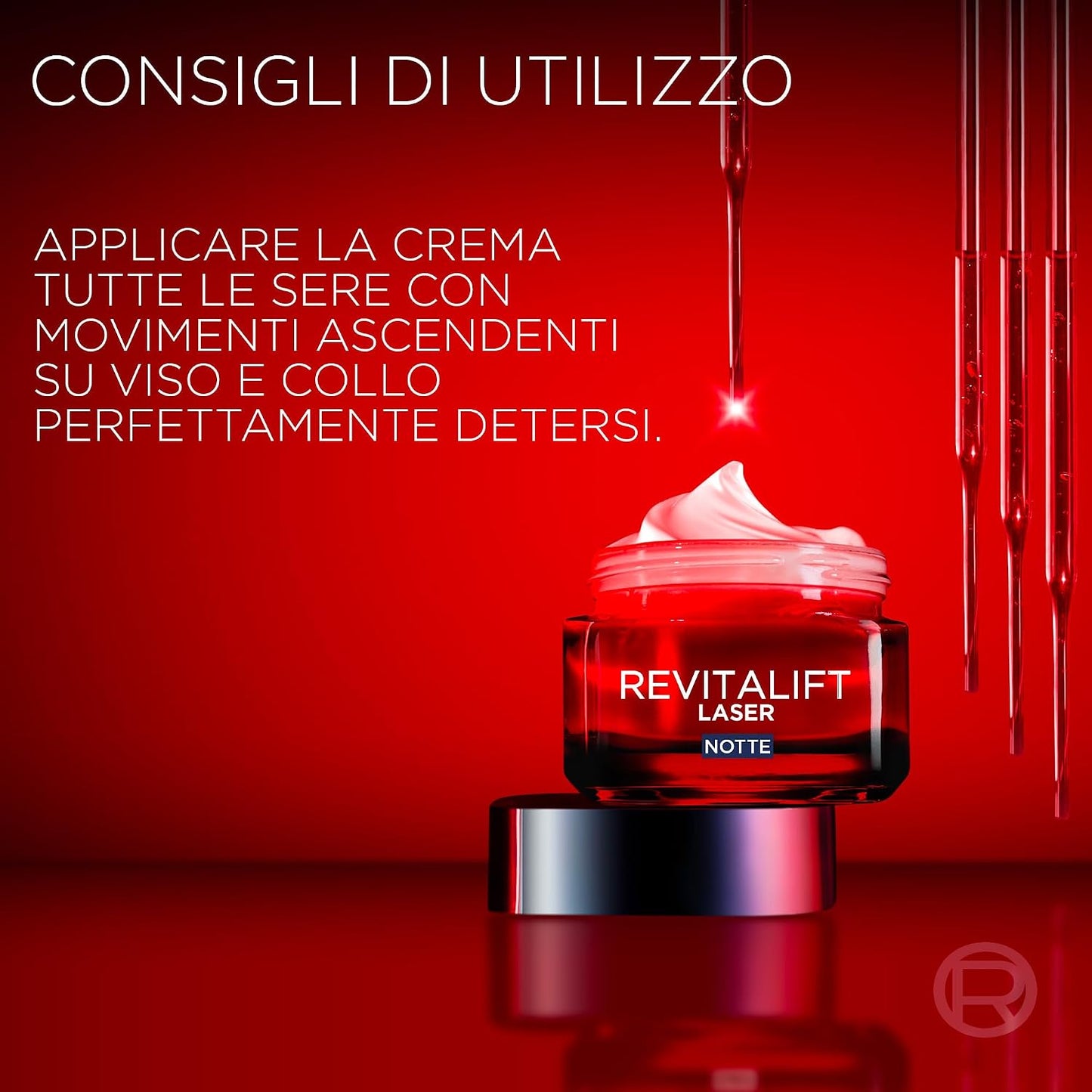 L’Oréal Paris Revitalift Laser X3 Crema Notte Anti-Rughe 50ml – Tripla Azione Anti-Età – Con 3% Pro-Xylane e Centella Asiatica