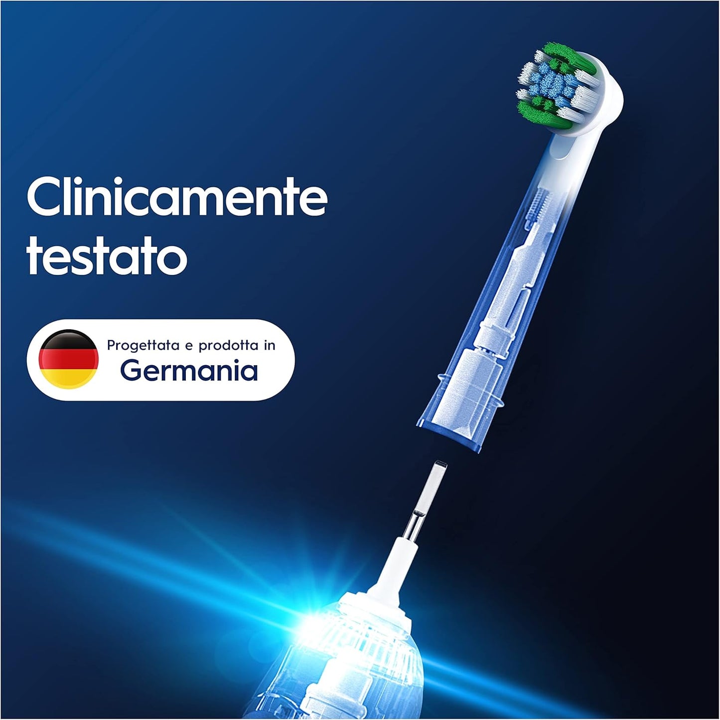 Oral-B Pro Precision Clean Testine di Ricambio per Spazzolino Elettrico (Pack x5) – Pulizia Profonda e Precisa