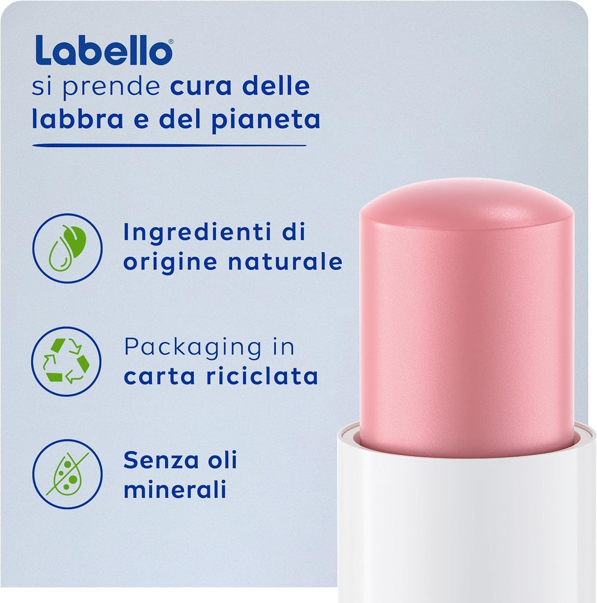 Labello Pearly Shine – Estratto di Perla e Burro di Karité Balsamo Labbra – Effetto Perla e Idratazione 24h