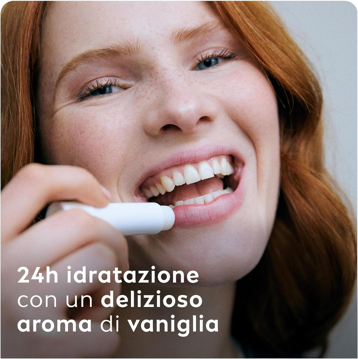 Labello Vanilla Buttercream Balsamo Labbra Burro di Karité – Burrocacao Idratante 24h 99% Ingredienti Naturali e Aroma Vaniglia