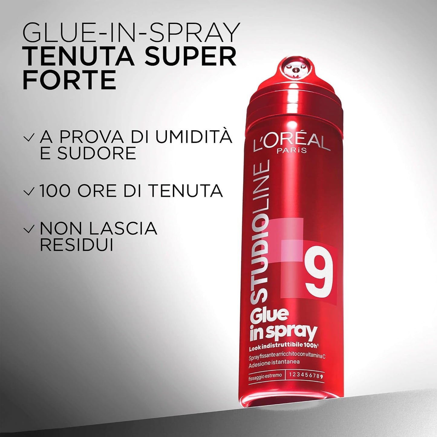L'Oréal Paris Studio Line Glue in Spray 200 ml | Fissaggio Estremo 9/10 – Tenuta fino a 100H