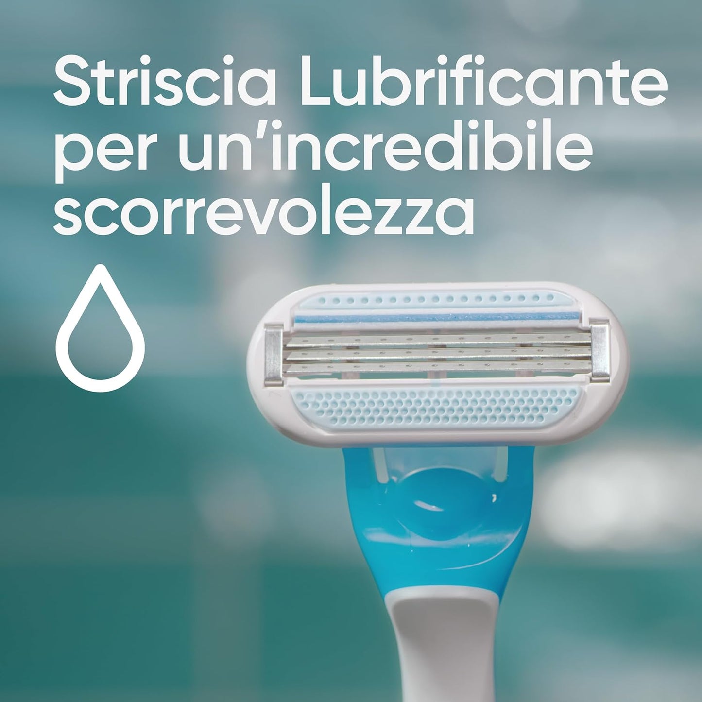 Gillette Venus Oceana Rasoio Donna Usa e Getta | Confezione 4 Pezzi (3+1 Gratis) | 3 Lame Flessibili con Aloe Vera