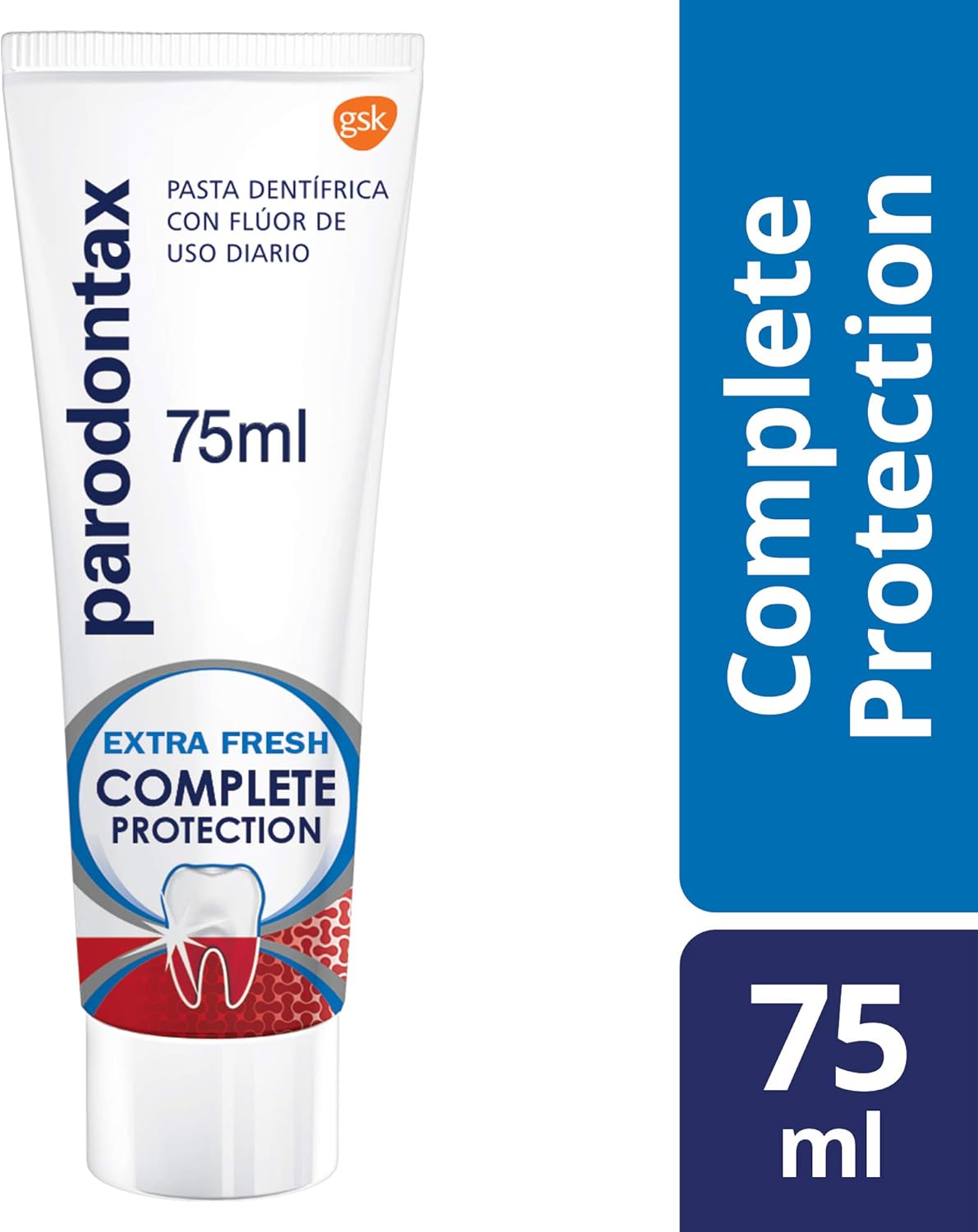 Parodontax Complete Protection Extra Fresh 75 ml – Dentifricio 8 Benefici in 1 – Azione Anti-Sanguinamento e Alito Extra Fresco