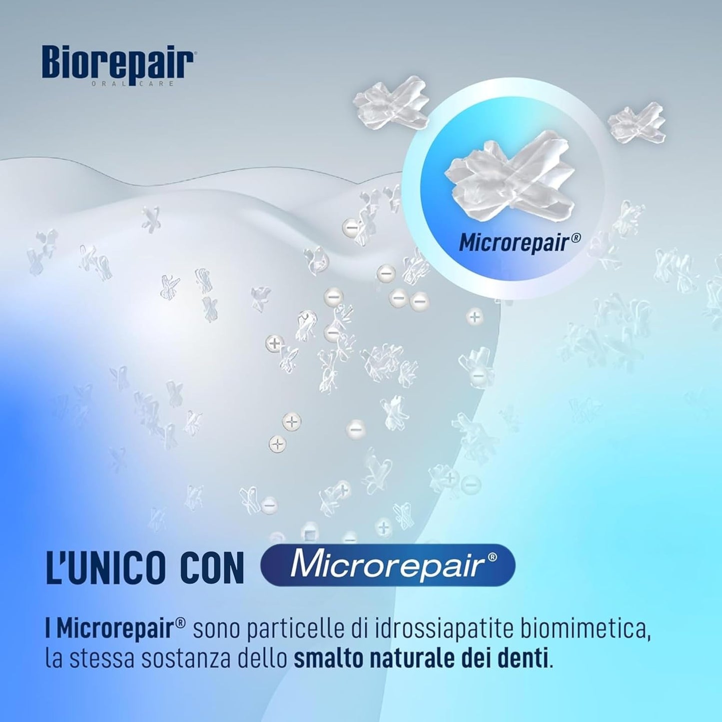 Biorepair Advanced Protezione Completa 50+ Dentifricio 75ml – Con microRepair® e Probiotici – Per Over 50