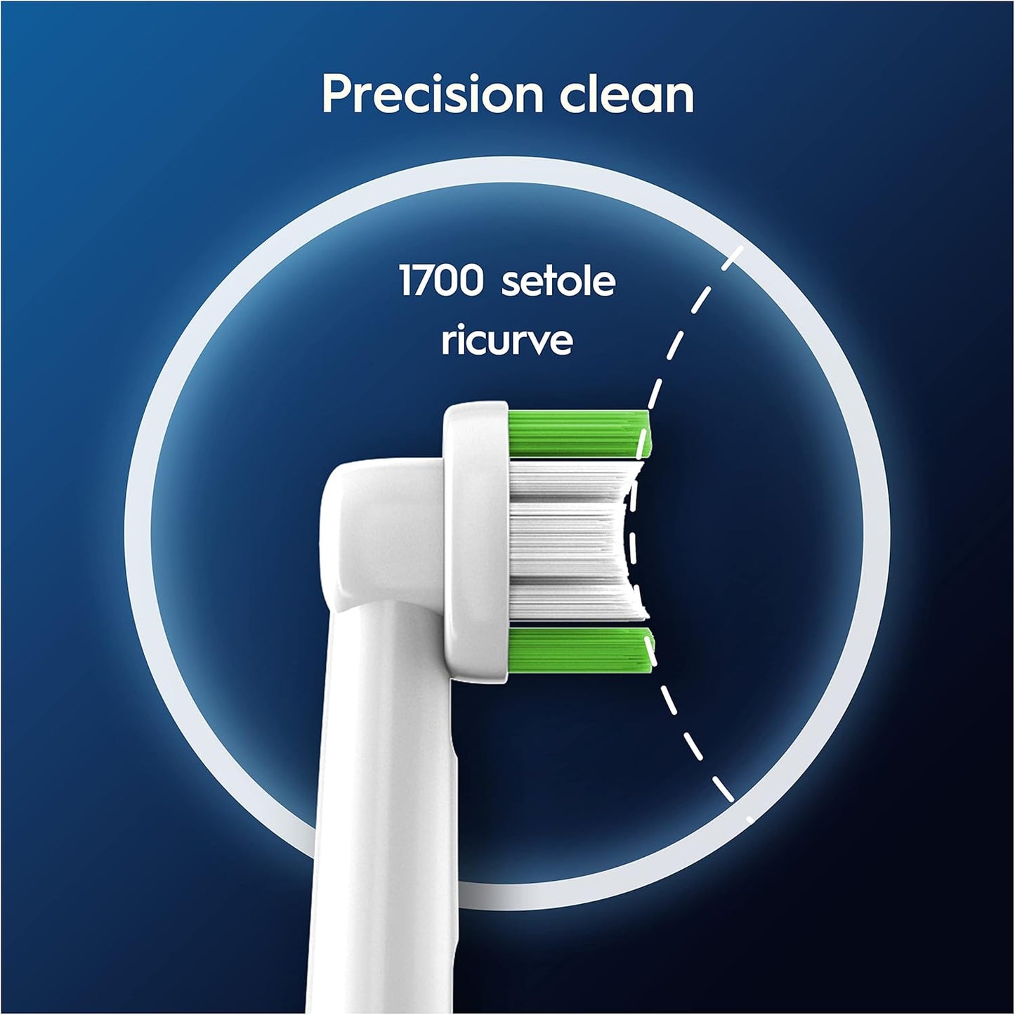Oral-B Pro Precision Clean Testine di Ricambio per Spazzolino Elettrico (Pack x5) – Pulizia Profonda e Precisa