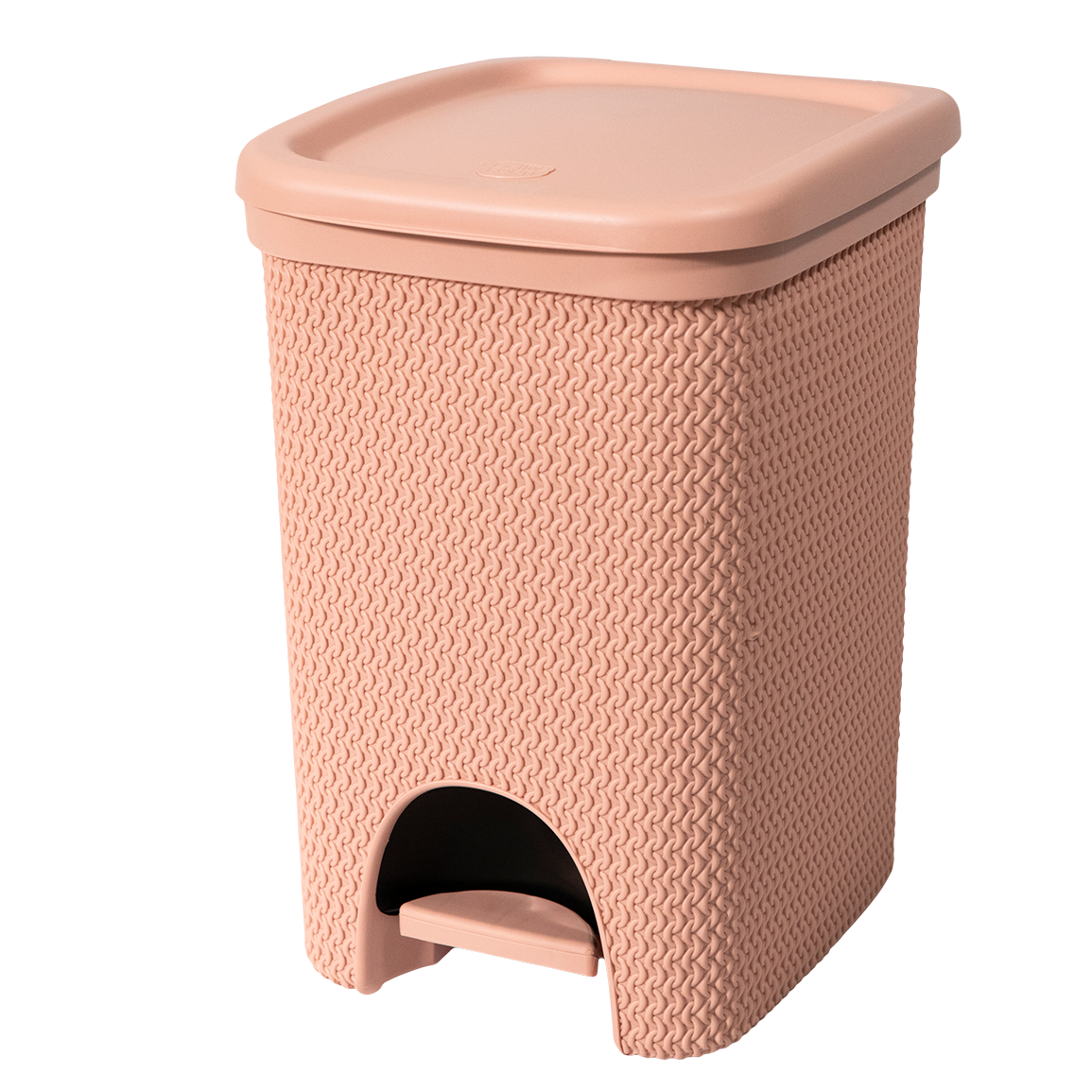 Belli e Forti Pattumiera Intreccio Line 18 Litri con Coperchio - Design Effetto Rattan - Vari Colori