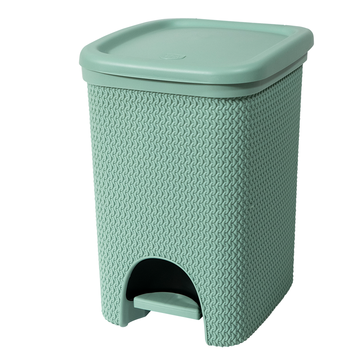 Belli e Forti Pattumiera Intreccio Line 18 Litri con Coperchio - Design Effetto Rattan - Vari Colori