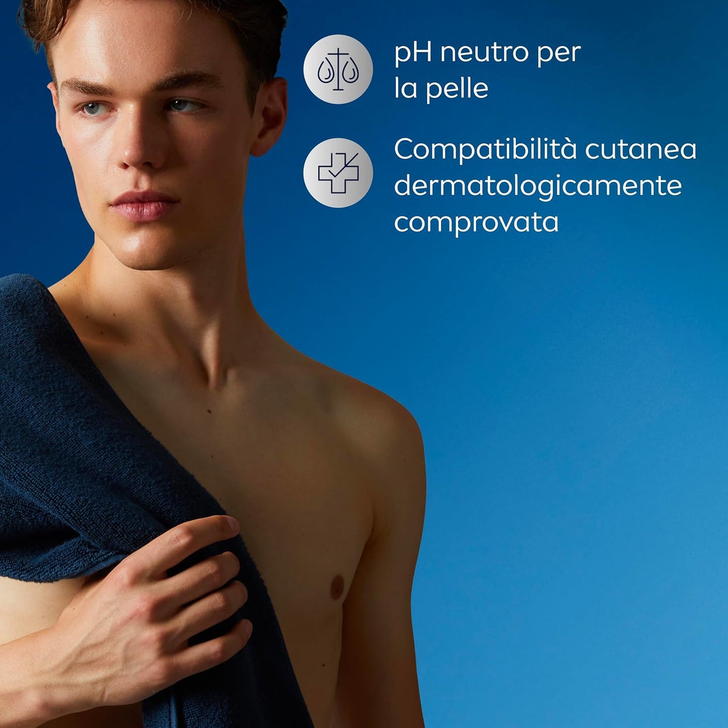 NIVEA MEN Doccia Shampoo Fresh Kick 250 ml – Docciaschiuma Uomo 3 in 1 per Viso, Corpo e Capelli – Con Mentolo Puro e Profumo di Menta Glaciale