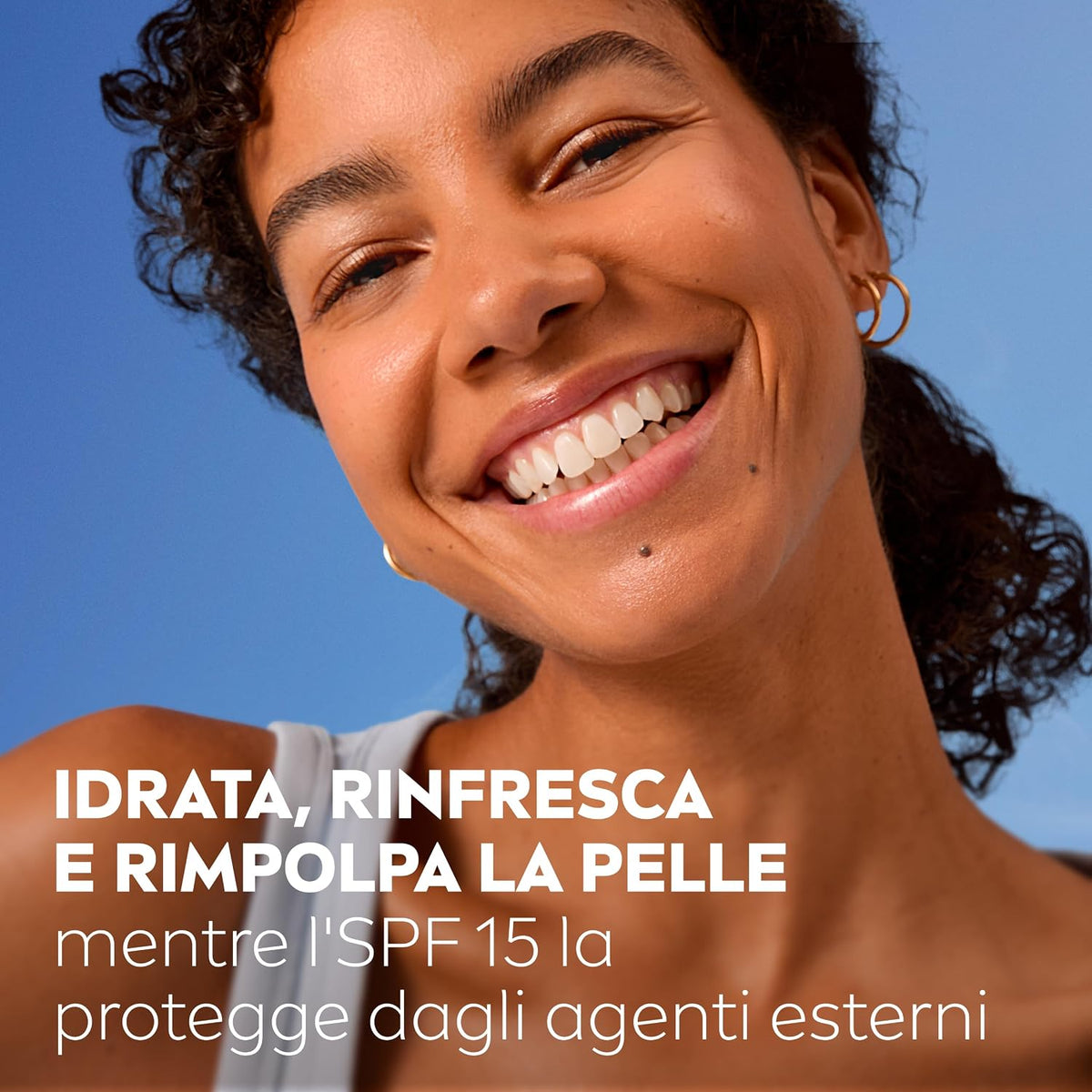 Nivea Crema Giorno Rinfrescante Aloe Vera Acido Ialuronico SPF15 Pelle Normale – Idratazione 24H Anti-Fotoinvecchiamento