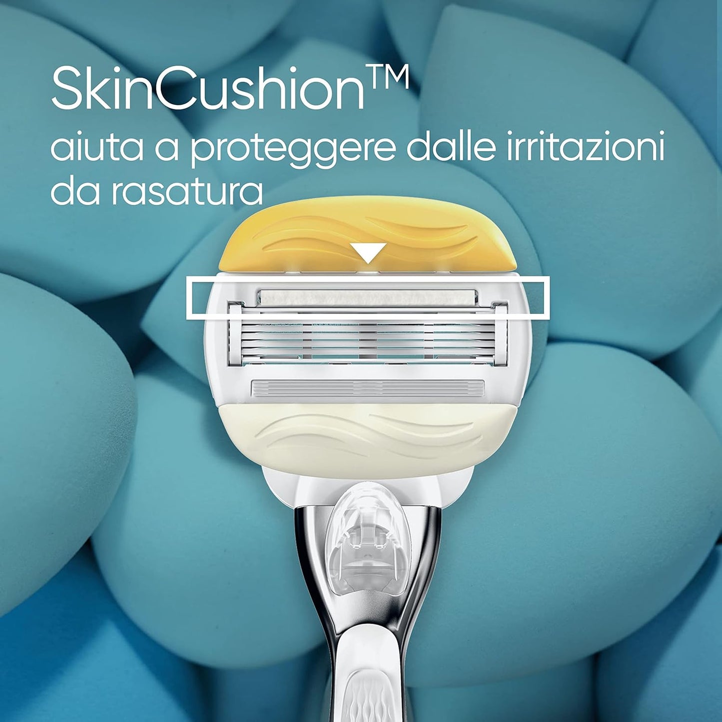 Ricariche Gillette Venus Comfortglide Coconut (3 Lamette) – 5 Lame con Barre Gel Integrate al Profumo di Cocco – Rasatura Idratazione No-Schiuma