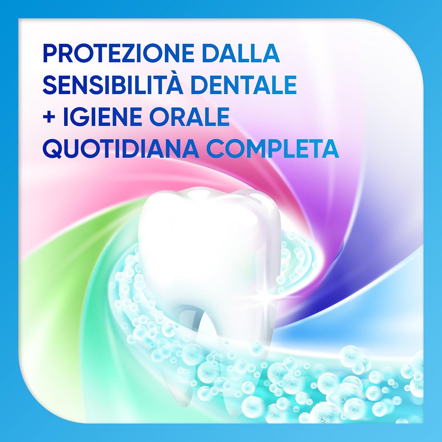 Sensodyne Complete Protection+ Whitening Dentifricio 8 Benefici per Denti Sensibili 75ml – Protezione Clinica Totale contro la Sensibilità e Azione Sbiancante Avanzata